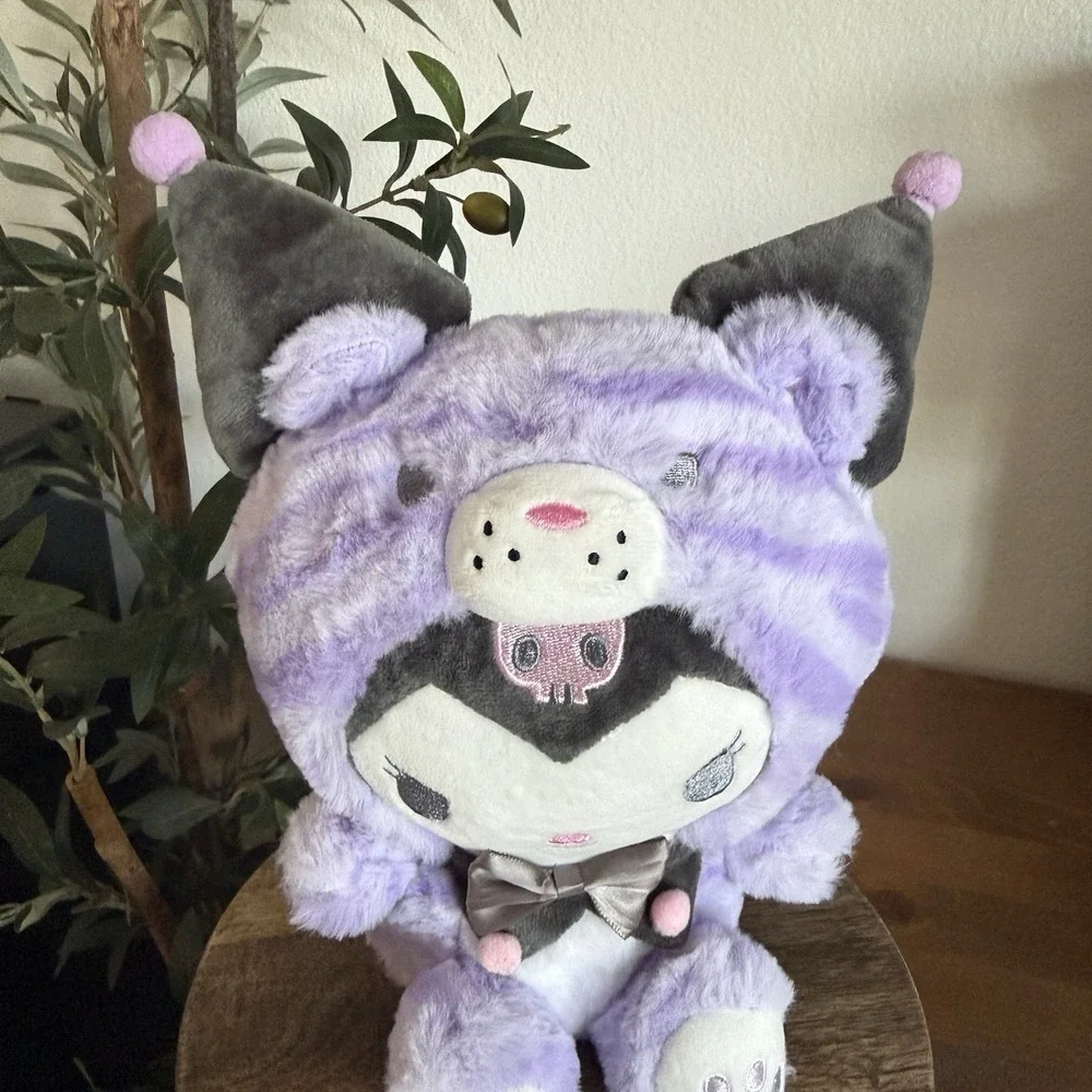 Hello Kitty - Kuromi‎ Tiger Tiger Transformation Plushie NEW Kiti Howaito Plush